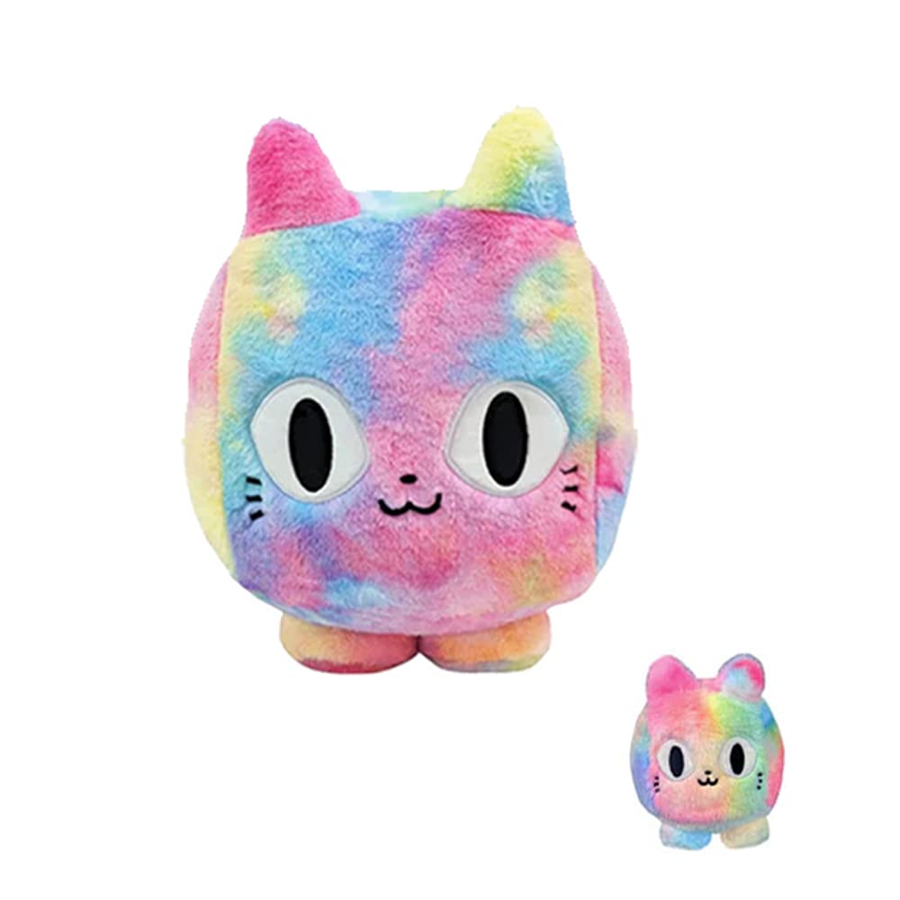 Titanic Tiedye Cat Plush Toy,Pet Simulator X Titanic Tiedye Cat